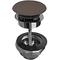 Донный клапан Kerasan 923375 click-clack Borgogna matt