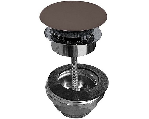 Донный клапан Kerasan 923375 click-clack Borgogna matt