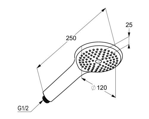 Ручной душ Kludi Freshline 6780005-00 Хром