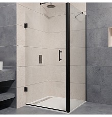 Душевой уголок RGW Passage PA-36B 80x100 41083680-014 профиль Черный стекло прозрачное