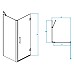 Душевой уголок RGW Passage PA-36B 80x100 41083680-014 профиль Черный стекло прозрачное
