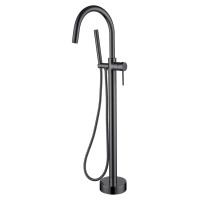 Смеситель напольный, Boheme Uno. Shine Gun Metall