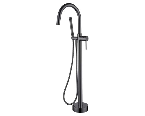 Смеситель напольный, Boheme Uno. Shine Gun Metall