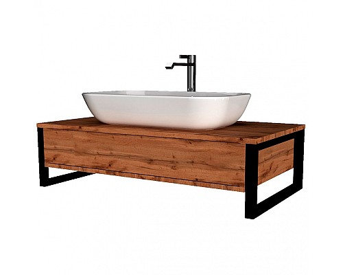 Тумба под раковину 1MarKa Grunge Loft 90П У85843 подвесная Дуб вотан