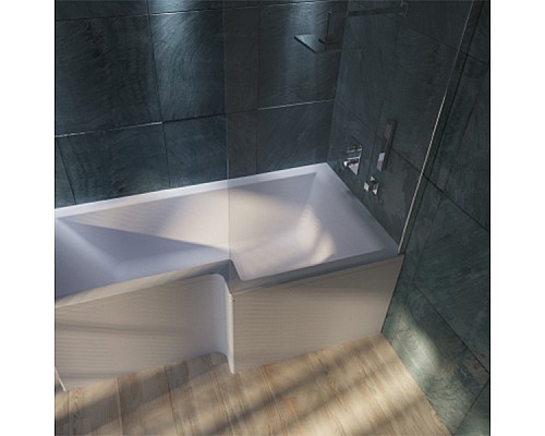 Акриловая ванна Marka One Linea 165x85 R 01лин16585п Белая