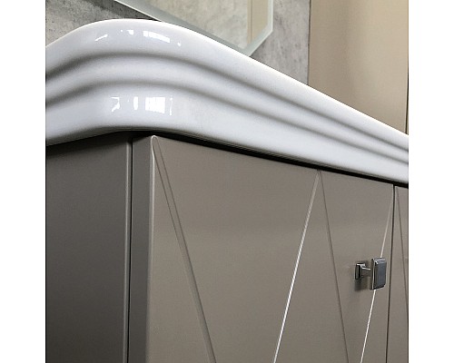 Тумба с раковиной Comforty Кремона 80 00-00001040 подвесная Латте