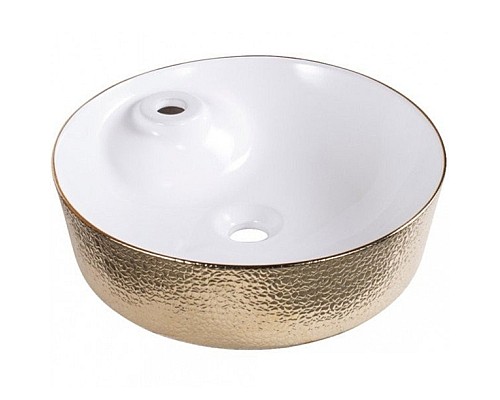 Раковина-чаша CeramaLux 43 D1306H025 Белая Золотая