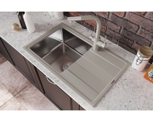 Кухонная мойка Florentina Комби-780 21.395.D0780.305 Грей