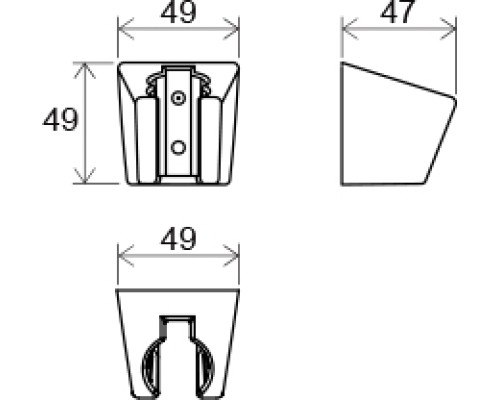 Держатель пластиковый Ravak X07P345