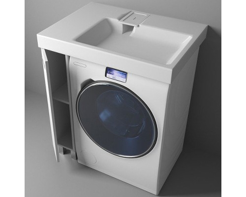 Тумба с раковиной Эстет Riga Luxe L 80 ФР-00009658 Белая