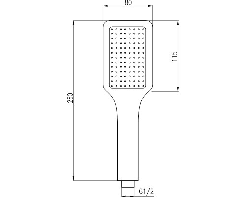 Душевой гарнитур Rav Slezak SK0009CMAT Черный матовый