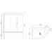 Душевой бокс Royal Bath ALP 150x100 RB150ALP-T-L с гидромассажем