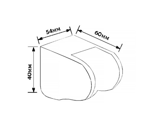 Держатель ручного душа Orange O-shower MS0110 Хром