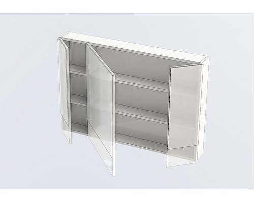 Зеркало-шкаф Aquanet Верона 100 белый