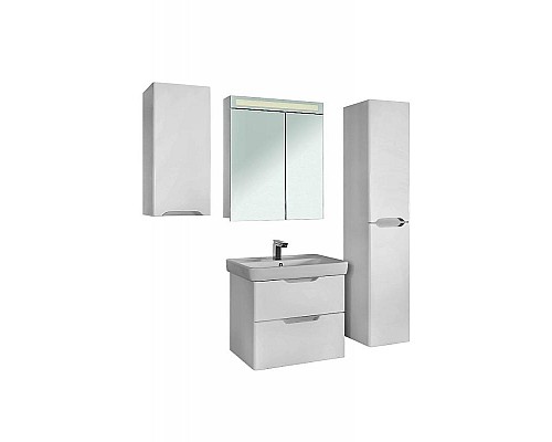 Тумба под раковину Dreja Q 80 99.0003 подвесная Белый глянец