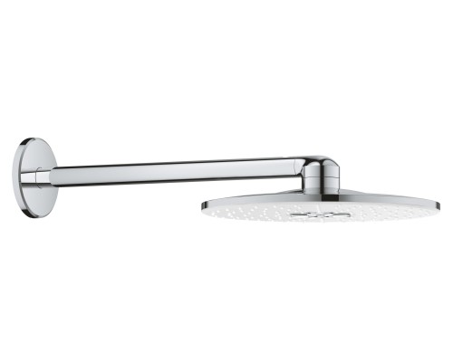 Верхний душ Grohe с душевым кронштейном 400 мм