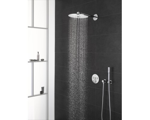 Верхний душ Grohe с душевым кронштейном 400 мм