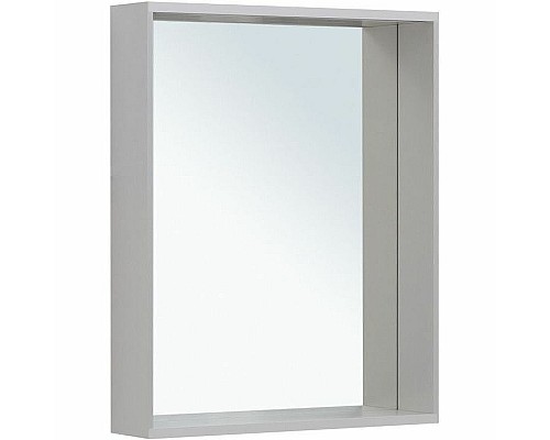 Зеркало Allen Brau Reality 60 1.32016.02 с подсветкой Серебро браш с сенсорным выключателем