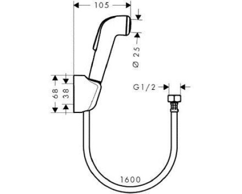 Гигиенический душ Hansgrohe