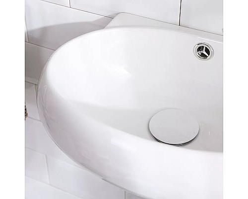 Раковина CeramaLux 43 9100L Белая