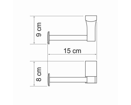Держатель туалетной бумаги WasserKRAFT K-5296