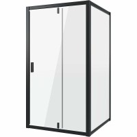 Душевой уголок Niagara Nova 110х70 NG-83-11AB-A70B профиль Черный стекло прозрачное