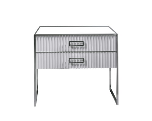 Тумба Armadi Art Monaco 100см h74см белая глянец хром под раковину чашу