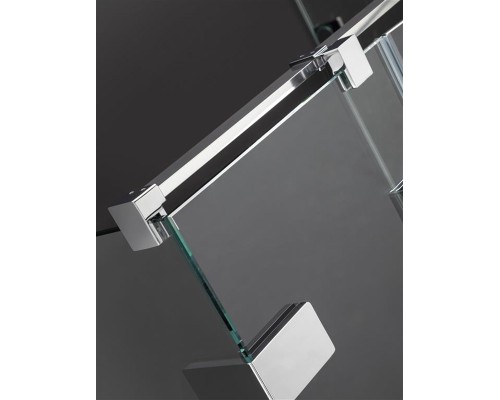 Душевая стенка Radaway Arta S 2 80 боковая профиль Хром стекло прозрачное