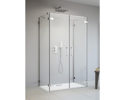 Душевая стенка Radaway Arta S 2 80 боковая профиль Хром стекло прозрачное