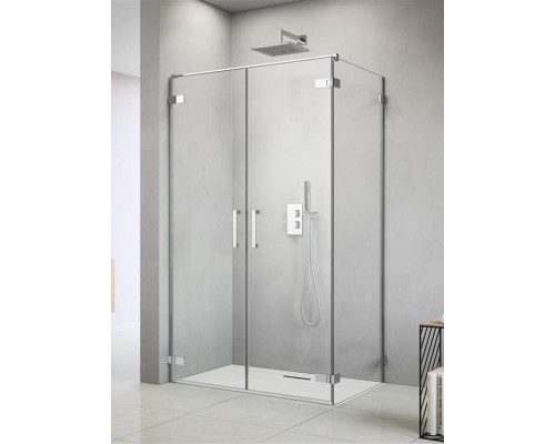 Душевая стенка Radaway Arta S 2 80 боковая профиль Хром стекло прозрачное