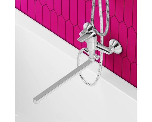 Смеситель для ванны Dorff Stark D1109500 универсальный Хром