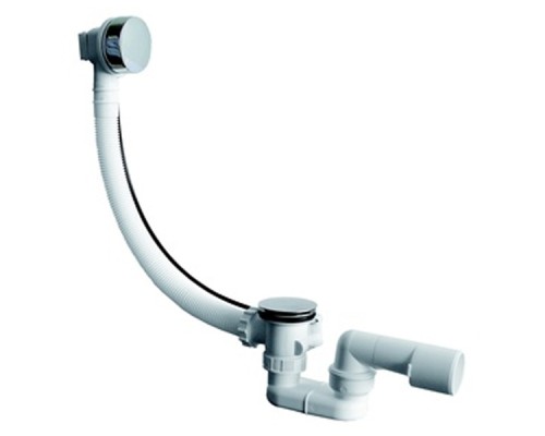 Слив-перелив PlastBrno EVSC150 Хром Белый