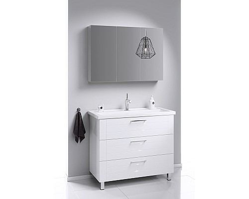 Манчестер Тумба под умывальник на ножках MAN01103 AQWELLA