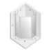 Душевое ограждение NEW TRENDY NEW SOLEO 80x80x195 (хром)