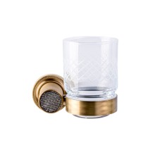 Настенный стакан Boheme RoyalE CRISTAL BLACK BR