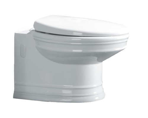 Крышка массив для подвесного унитаза Boheme Vogue микролифт GOLD Комплект