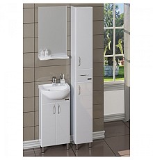 Шкаф пенал СанТа Стандарт 24 Белый