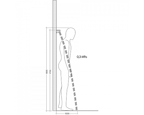 Плечевой душ Hansgrohe Rainfinity белый матовый 26243700