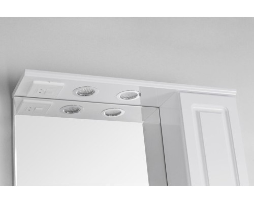 Зеркальный шкаф Style Line Олеандр-2 65 ЛС-00000050 белый