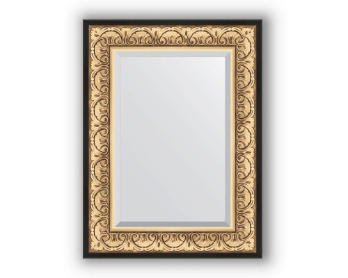Зеркало Evoform Exclusive 80х60 Барокко золото