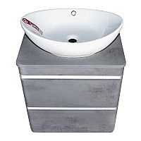 Тумба под раковину подвесная Style Line Атлантика 60 СС-00002279 со столешницей