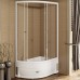 Душевой уголок Radomir 120x80 R с поддоном Белый