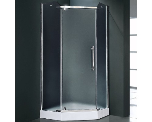 Душевой уголок Royal Bath TR 90х90 профиль Хром стекло рифленое