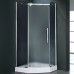 Душевой уголок Royal Bath TR 90х90 профиль Хром стекло рифленое
