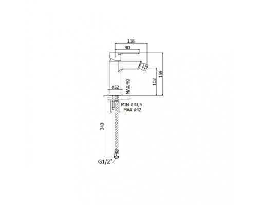 Смеситель Paffoni Ringo RIN131NO для биде