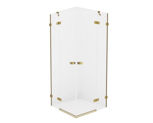 Душевое ограждение NEW TRENDY AVEXA GOLD BRUSHED 120x100x200 (брашированное золото)