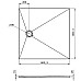 Душевой поддон из материала Flight Jacob Delafon Tolbiac 90x90 E6D327RU-NGM