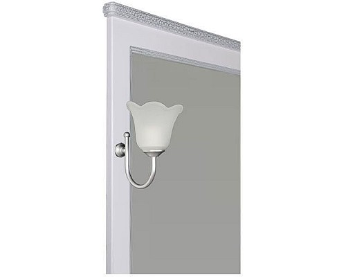 Зеркало Aquanet Валенса 70 белый краколет/серебро