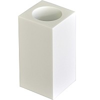 Стакан для зубных щеток Ridder Rom 22290101 Белый