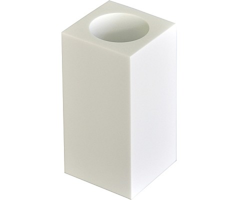 Стакан для зубных щеток Ridder Rom 22290101 Белый